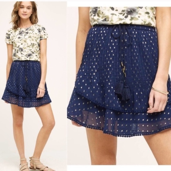 TRYB | Ruffle tassel Mini Skirt - Picture 1 of 9